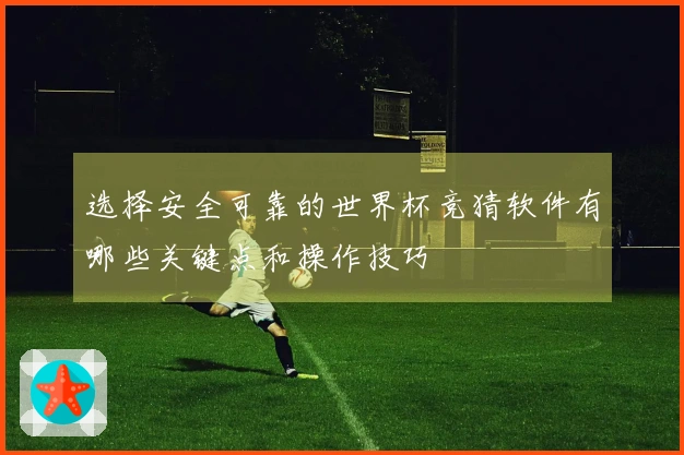 选择安全可靠的世界杯竞猜软件有哪些关键点和操作技巧