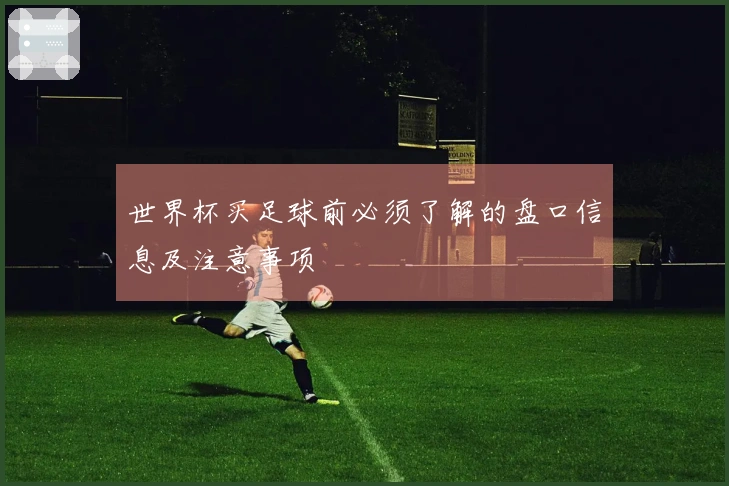 世界杯买足球前必须了解的盘口信息及注意事项